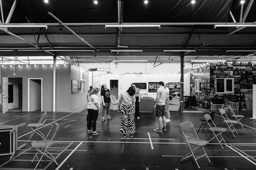 Theatre rehearsals in Leeds.  Theatre production photographer