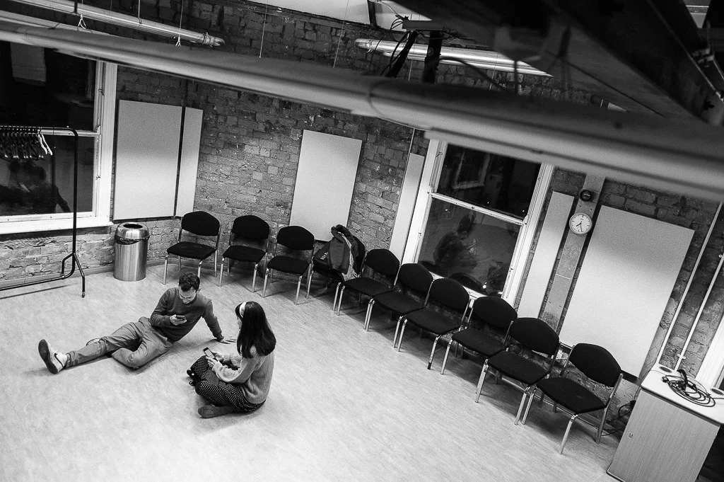 Leeds Arts Centre Production of William Shakespeare play A midsummer nights dream Production photographs of early rehearsals