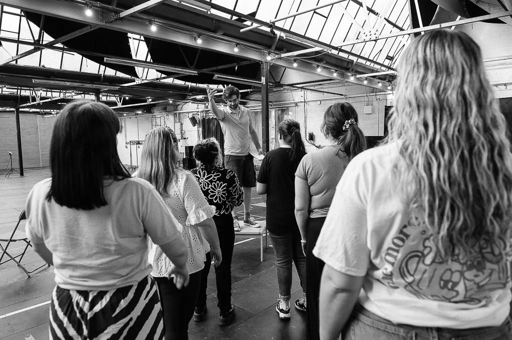Theatre rehearsals in Leeds.  Theatre production photographer