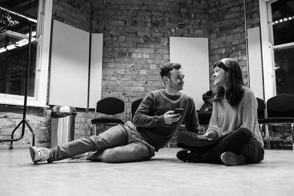 Leeds Arts Centre Production of William Shakespeare play A midsummer nights dream Production photographs of early rehearsals