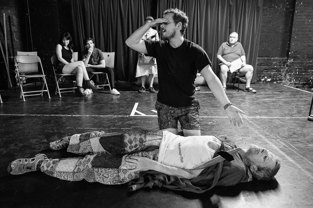 Theatre rehearsals in Leeds.  Theatre production photographer