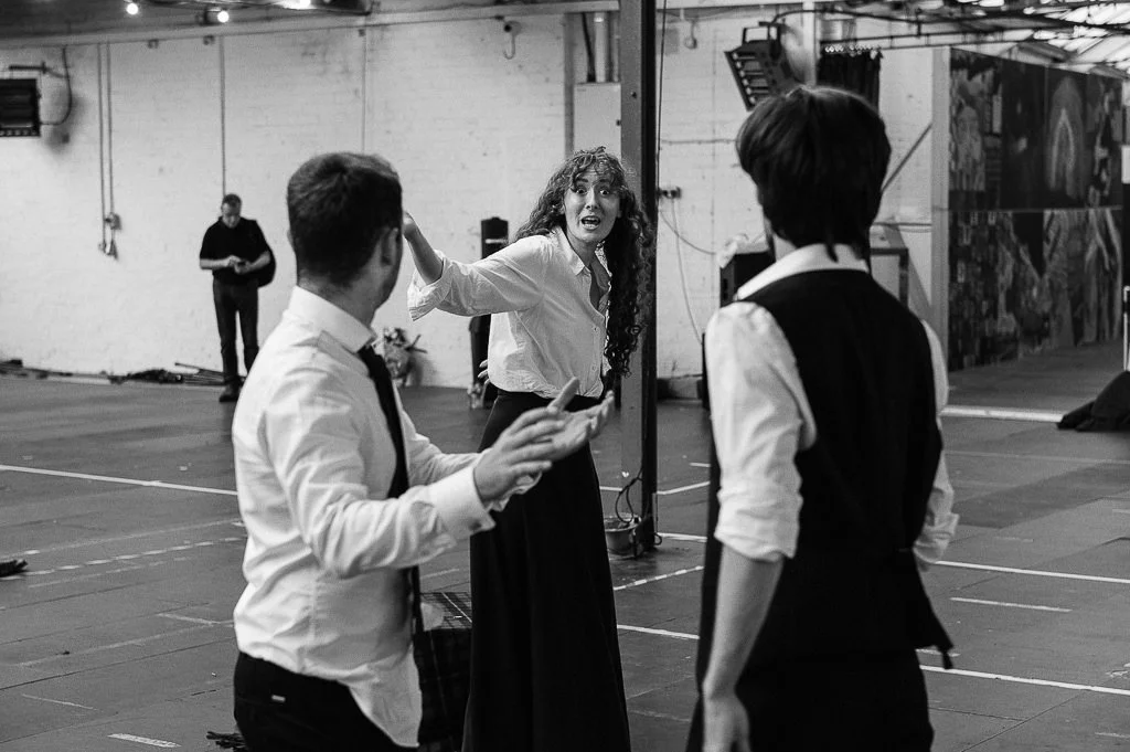 Theatre rehearsals in Leeds.  Theatre production photographer