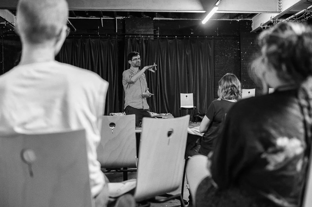 Theatre rehearsals in Leeds.  Theatre production photographer