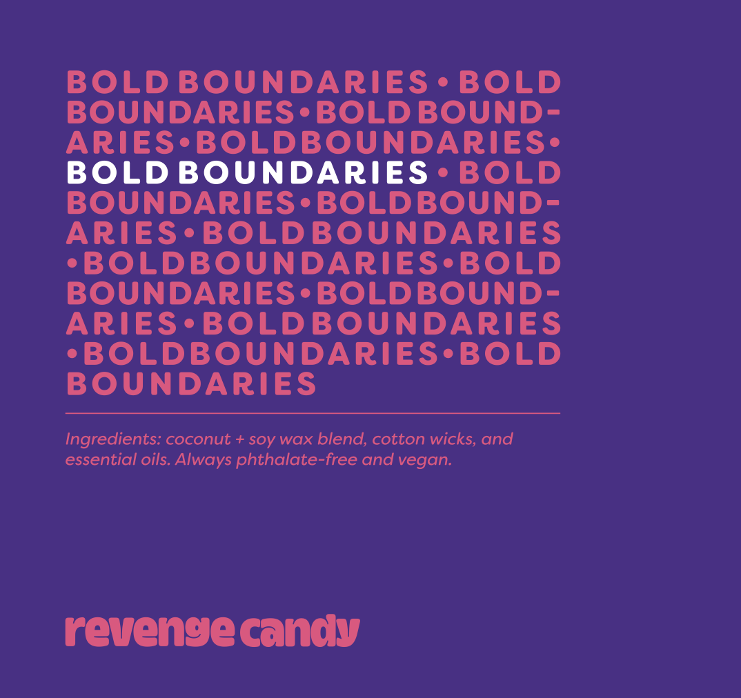 Bold Boundaries Scented Candles