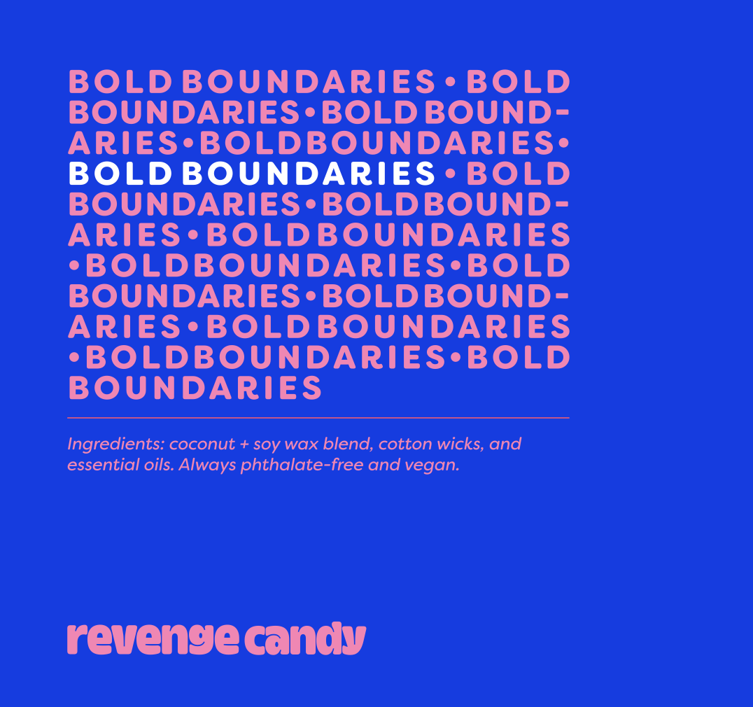 Bold Boundaries Scented Candles