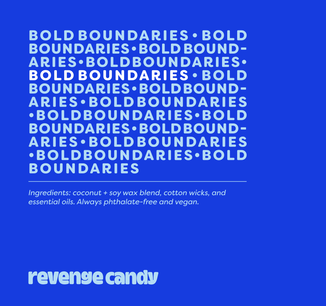 Bold Boundaries Scented Candles
