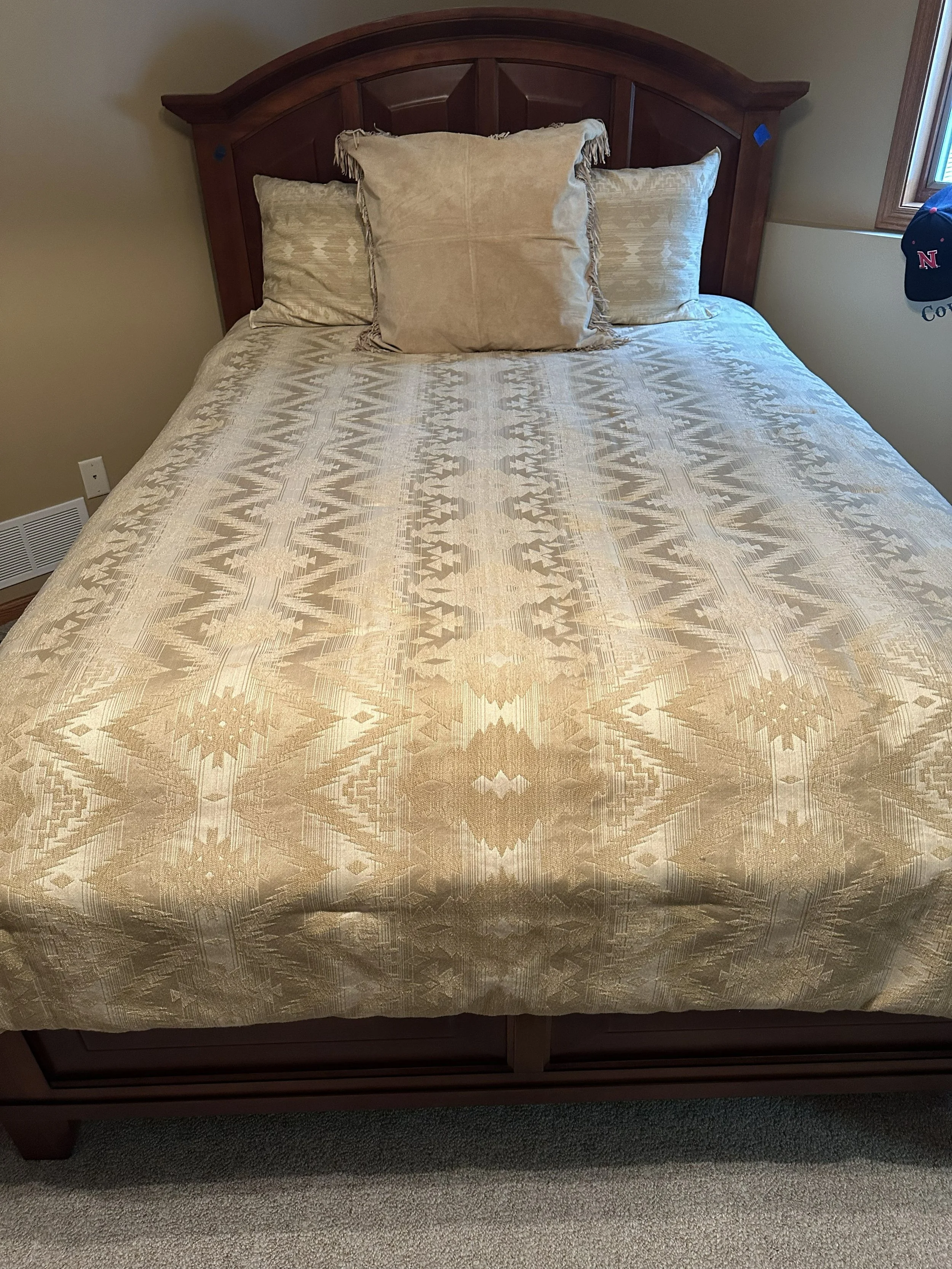 Gold western bed bedding.jpg