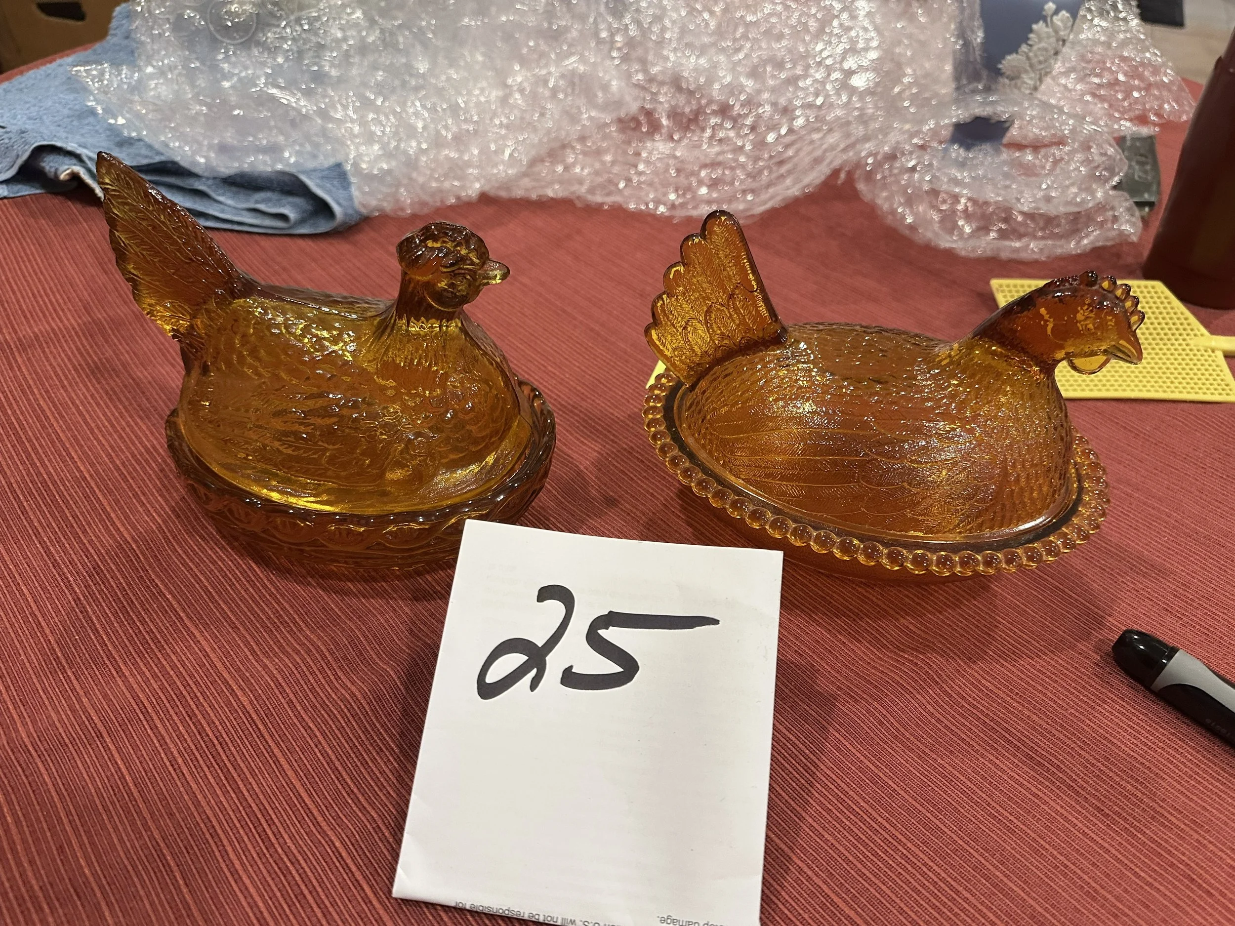 25 Gold glass nested hens side view.jpg