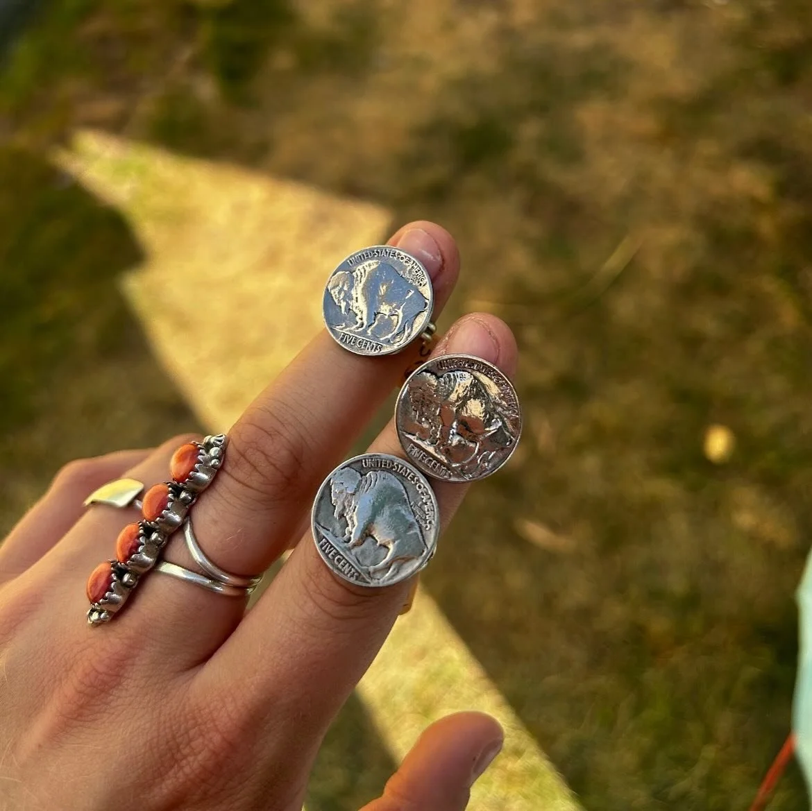 ✨🦬Introducing the Nickel West Collection
 🦬✨
Crafted from authentic vintage coins and set in sterling silver, each piece carries a story of the American West. Rings, Pendants, Necklaces, and more! Bold, timeless, and full of character&mdash;just li