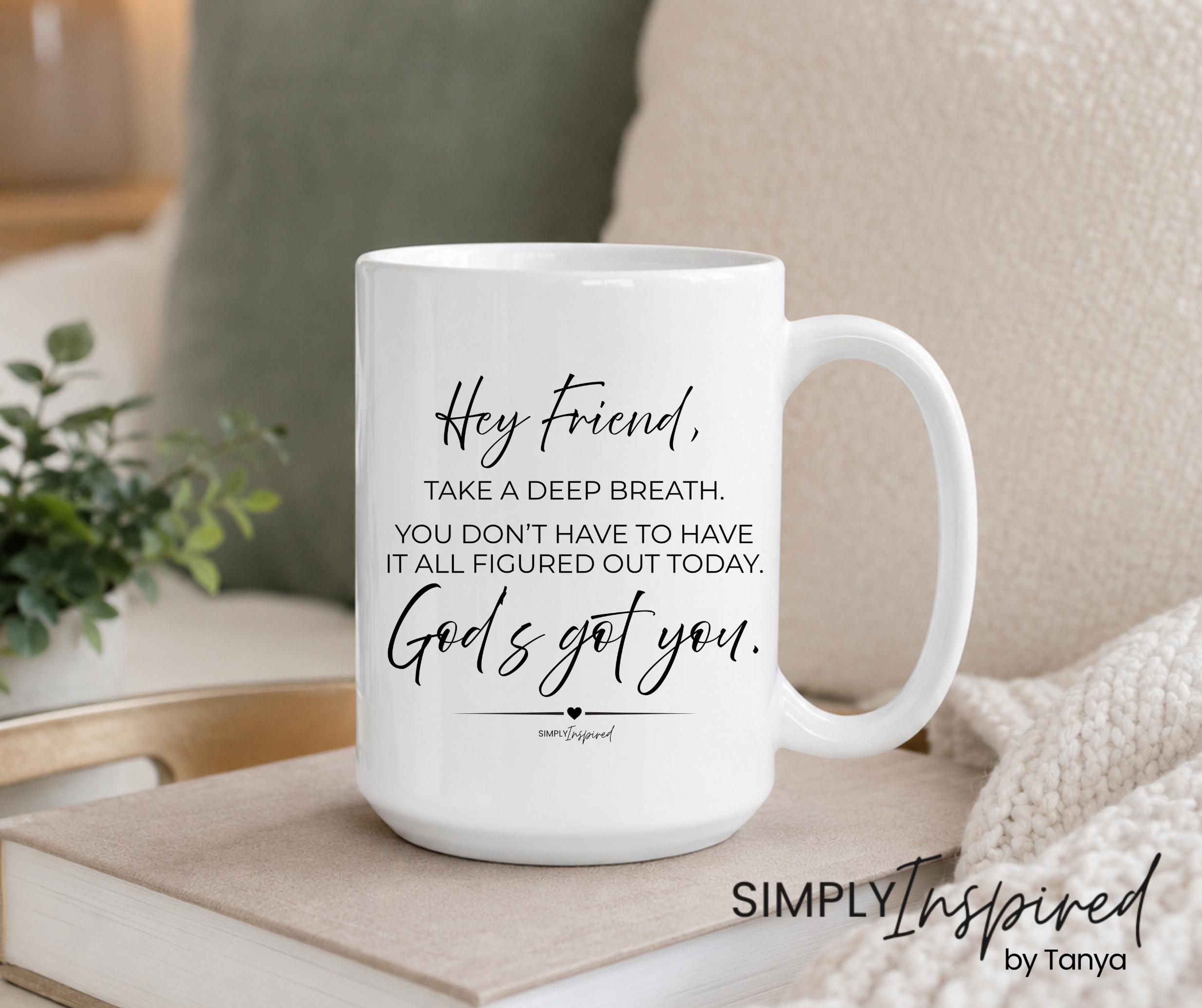 Hey Friend — God’s Got You Mug