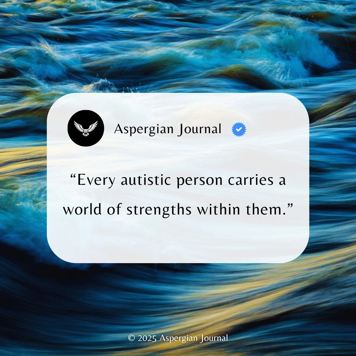 Please like, subscribe and follow the Aspergian Journal for more autism content.

#autism #autistic #autismacceptance #autismawareness #inspiration #motivation #personaldevelopment #personalgrowth #neurodivergent #neurodiversity
