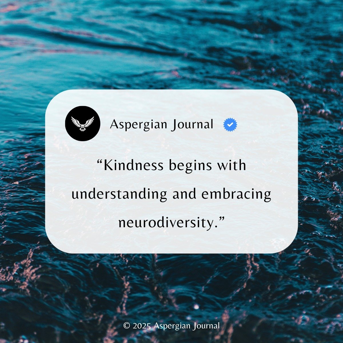 Please like, subscribe and follow the Aspergian Journal for more autism content.

#autism #autistic #autismacceptance #autismawareness #inspiration #motivation #personaldevelopment #personalgrowth #neurodivergent #neurodiversity