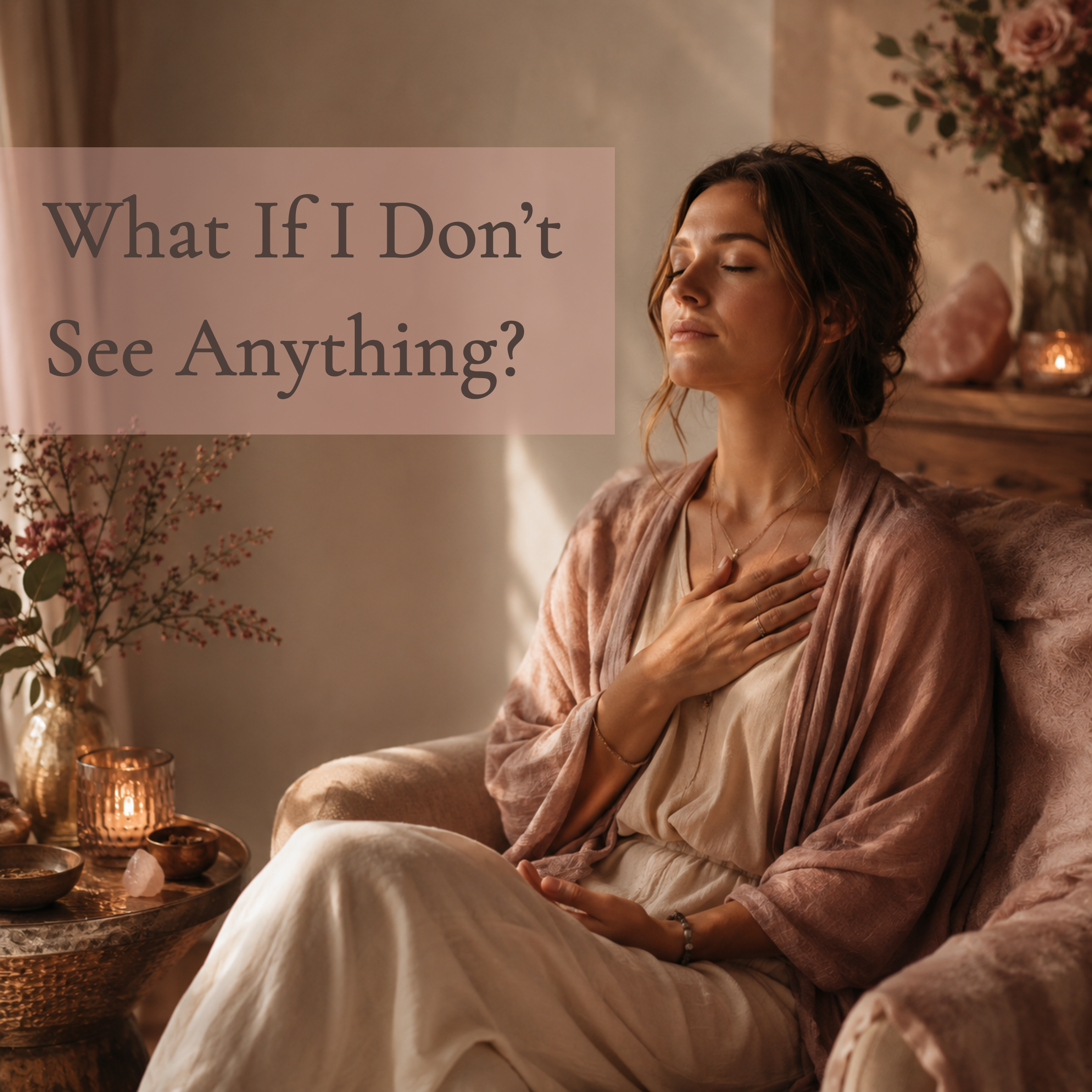 What If I Don’t “See” Anything During a QHHT Session?