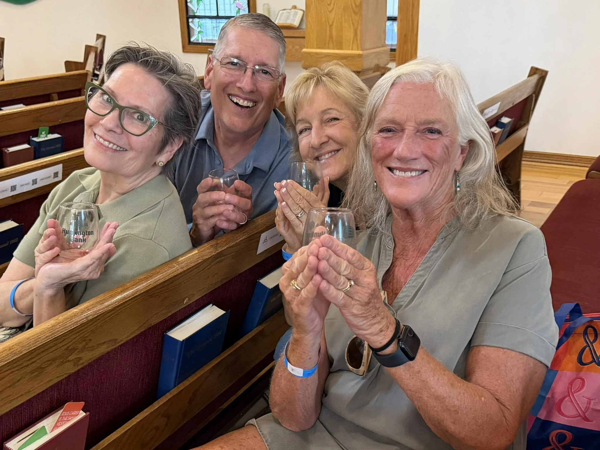 Wine Walk with Patti, Janis and Mike