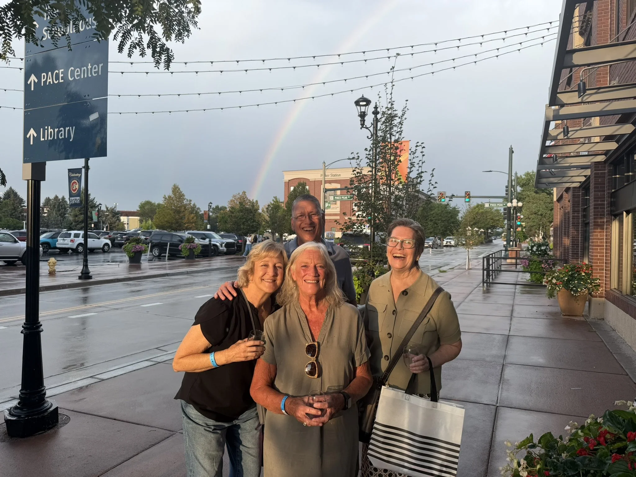 Wine Walk with Patti, Janis and Mike