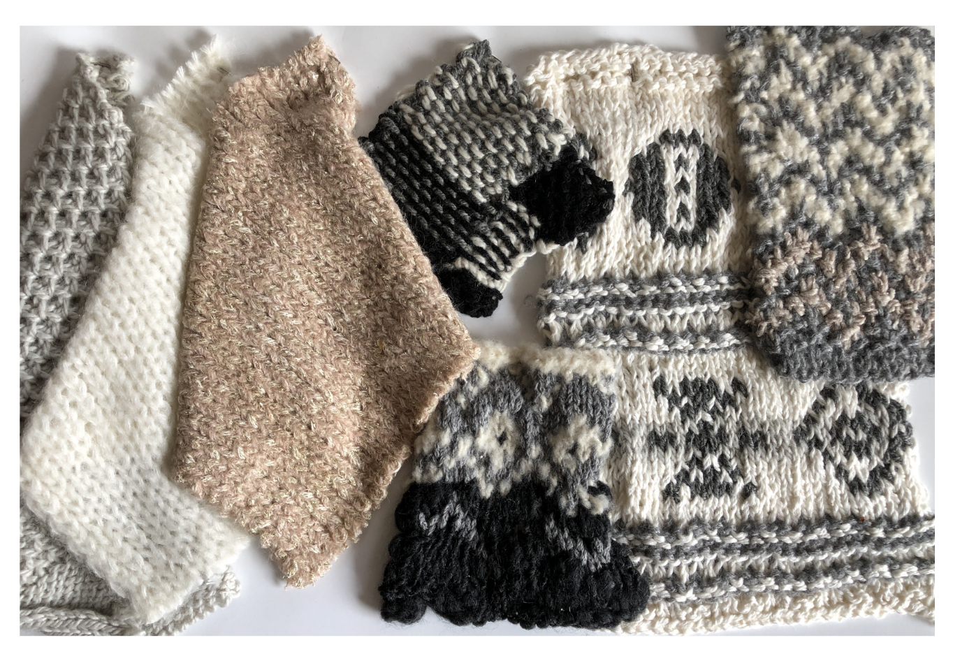 Hand Knit and Machine Knit