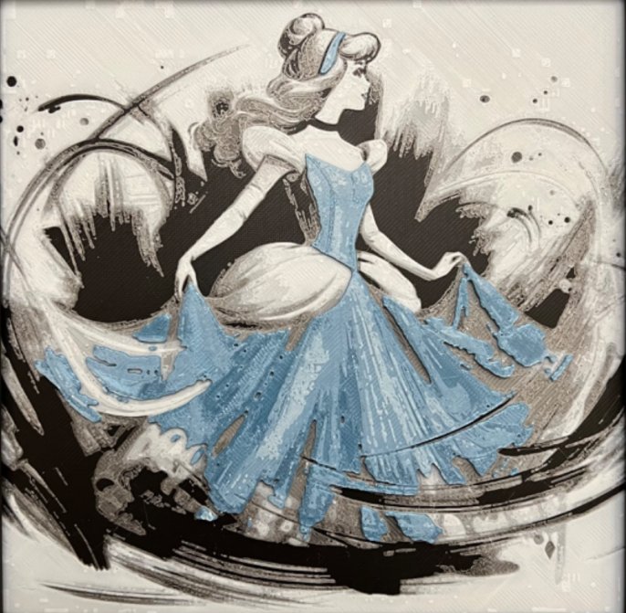 Cinderella Small 3D Print