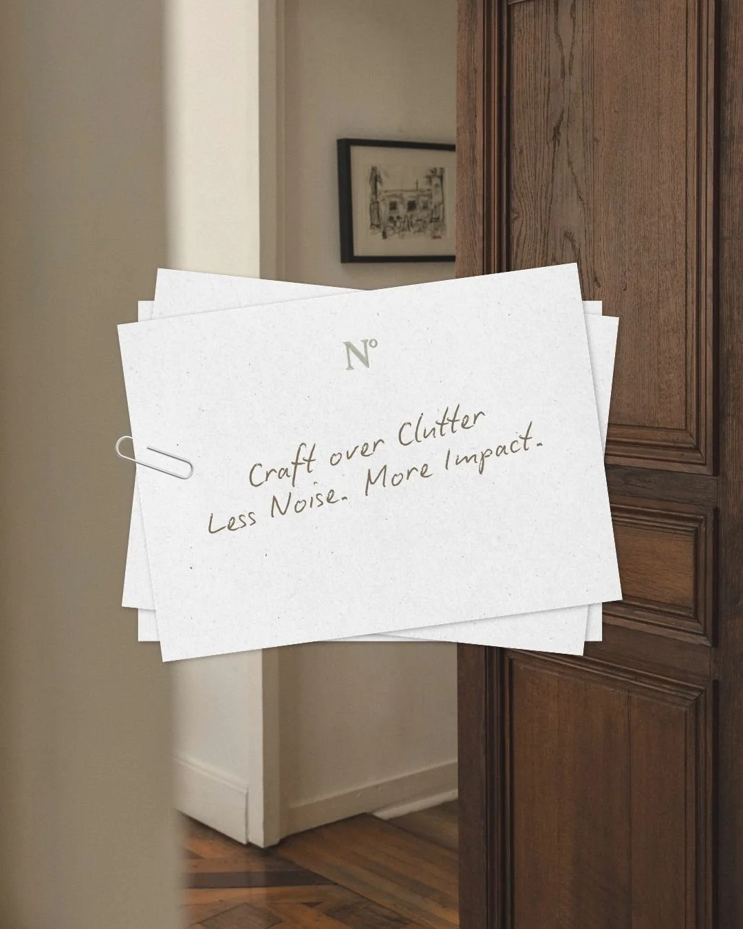 Stripping away what doesn't serve the vision and amplifying what does because a strong brand doesn't need to shout. It needs clarity, intention, and a cohesive system built to communicate expertise at every touchpoint.

When your brand is rooted in p