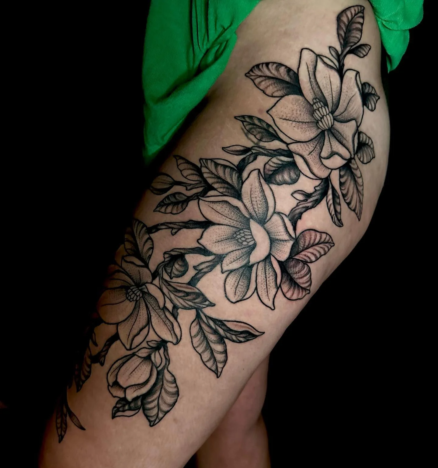Magnolia branch!Some healed, some new shading:)
