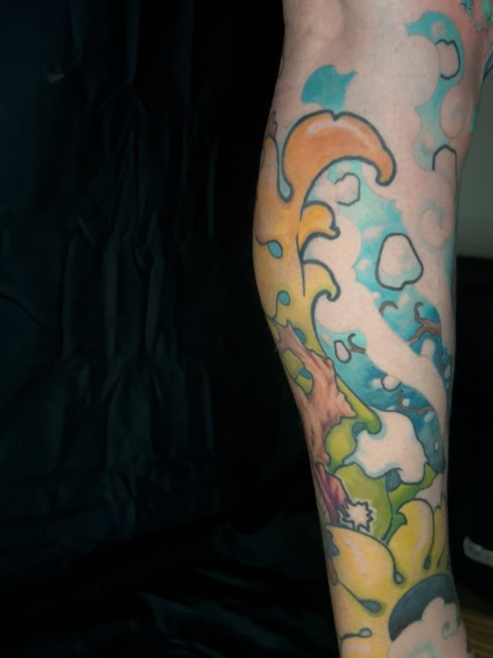 Snow is Finally flying! Throwin it back to this wicked fun piece I got to make for my buddy @tommyframps to keep the snow vibe high! 

I love psychedelic nature themes! But who doesn&rsquo;t, right?
#snow #gnomies #crestedbutte