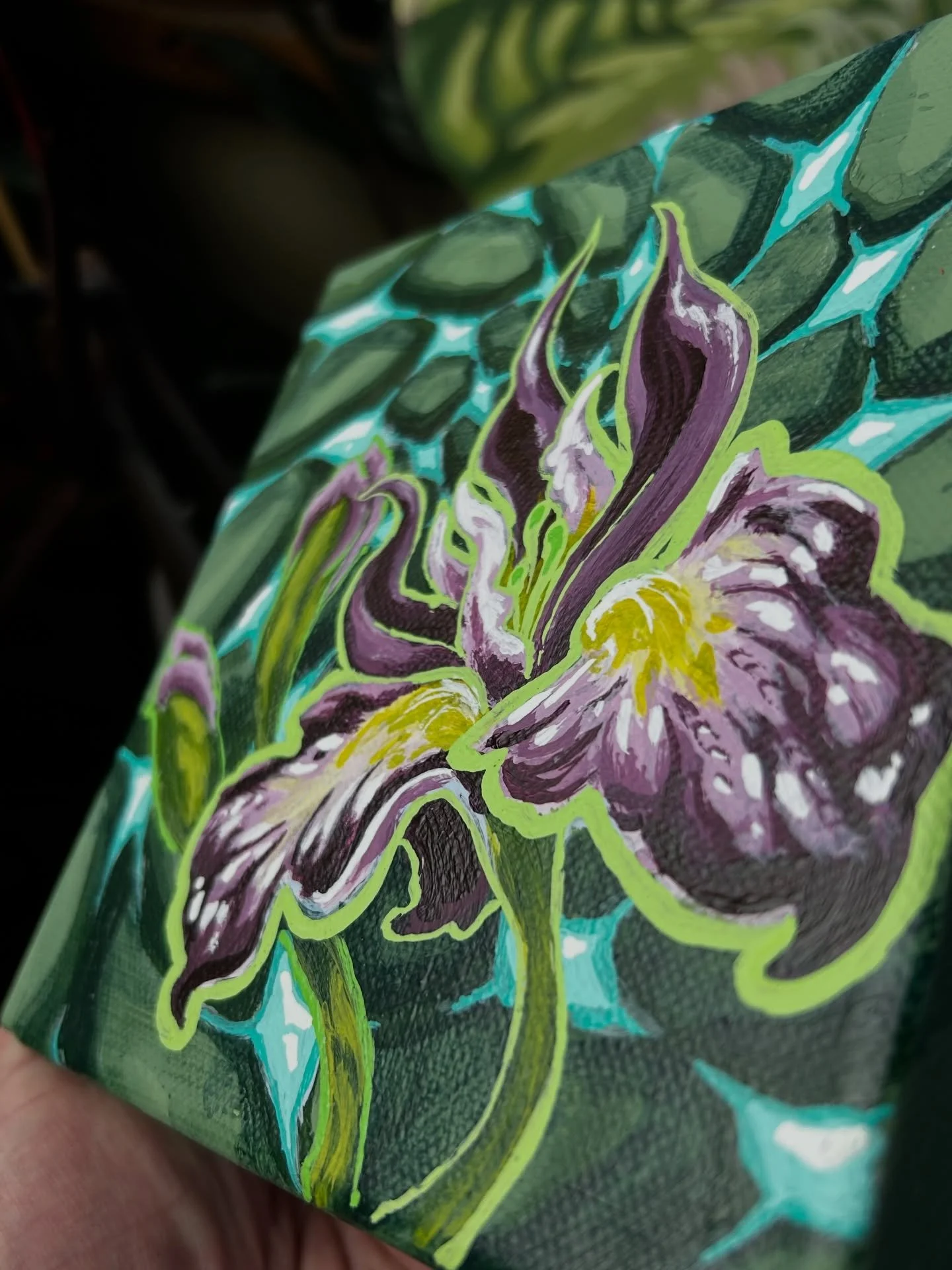 Another little one for 2025. Really enjoyed having more painting projects this year. Hope to keep connecting with you awesome folks over art as we keep wheeling along. Thank you for being out there and encouraging each other, while some choose only t