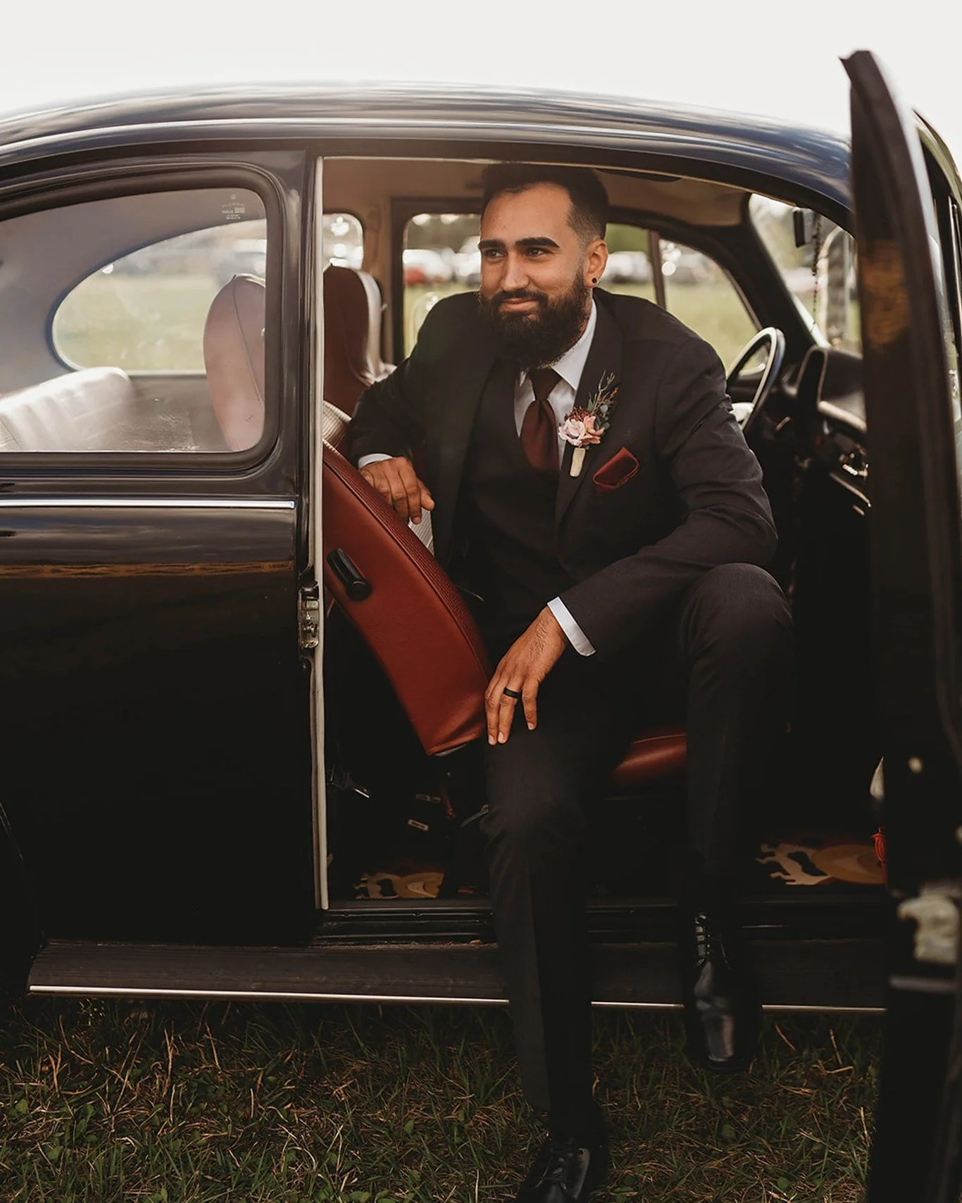 A soft smile, a quiet chuckle, the kind of laughter only freedom from nerves can bring&mdash;the moment after vows is pure magic.

#PostCeremonyFL #GroomPhotographyFL #CentralFloridaPhotographer #FLWeddingPhotography #LoveInFocus #CentralFLWeddings #