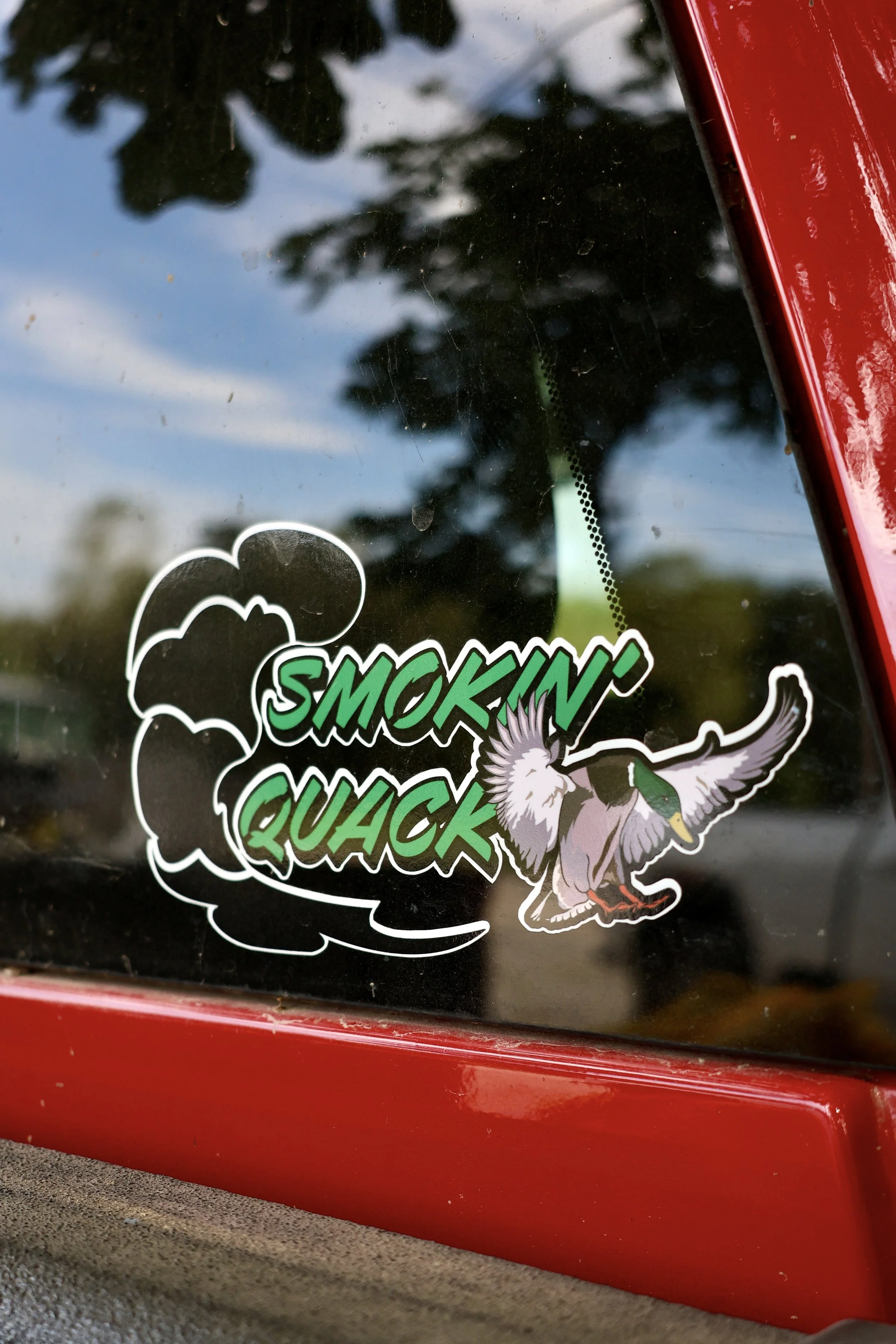 Smokin' Quack Decal