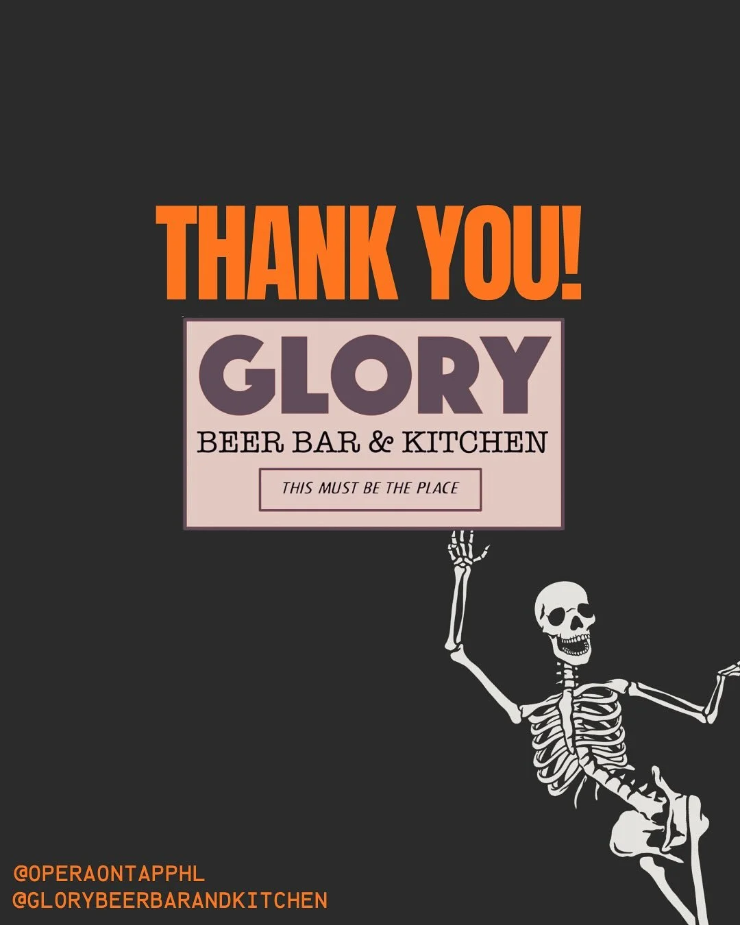 Happy Philoween! Thanks to all of our audience members and singers who participated in our annual Halloween event. And many thanks to our wonderful hosts at Glory Beer Bar for another successful show in their space! 

Be on the lookout for upcoming s