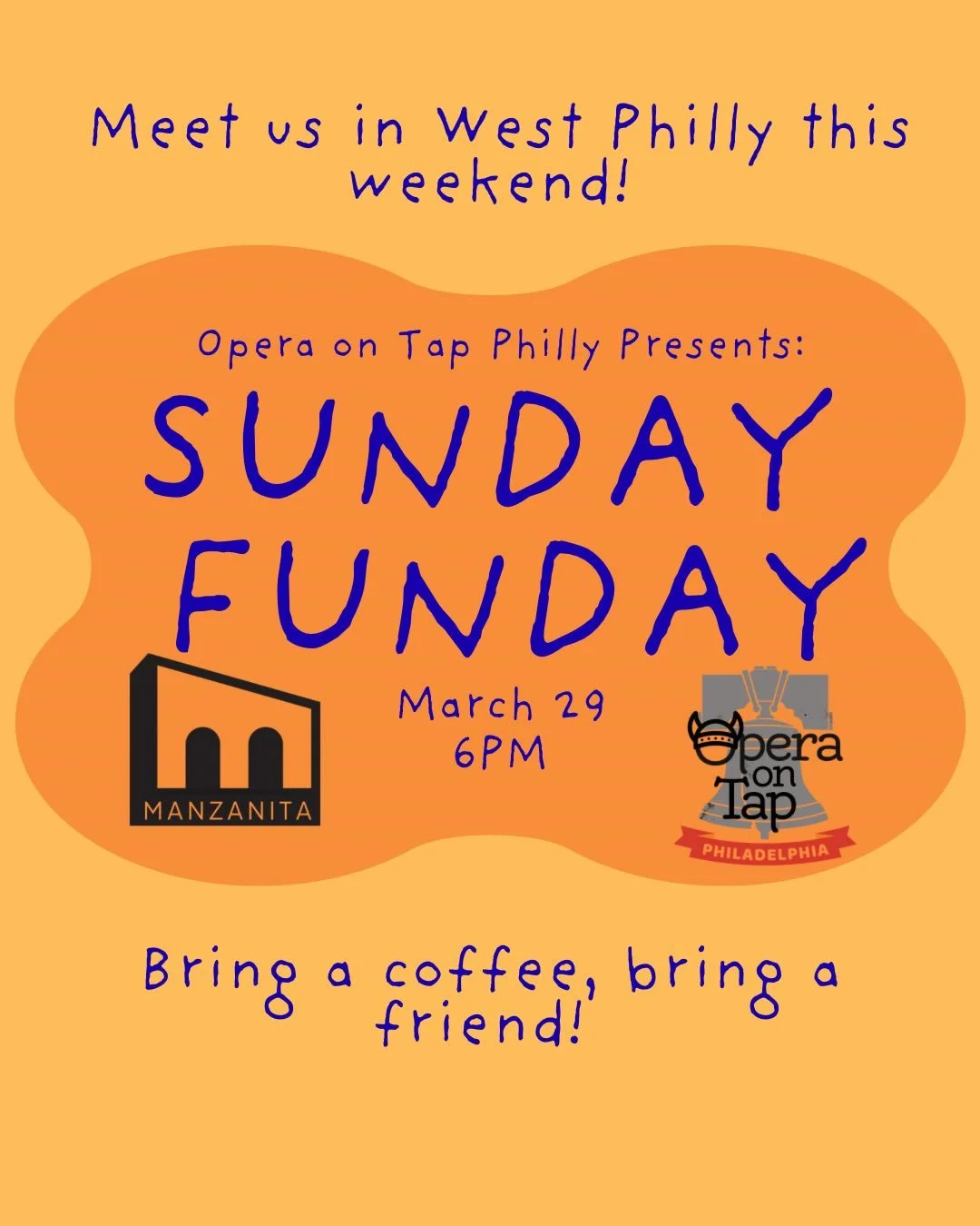 We wrote a little poem to invite you to our show :) 

Come out to our free Sunday Funday performance this Sunday at Manzanita Vintage Boutique at 6 PM! Expect operatic, art song, and musical theatre favorites, along with some lesser-heard gems. Make 