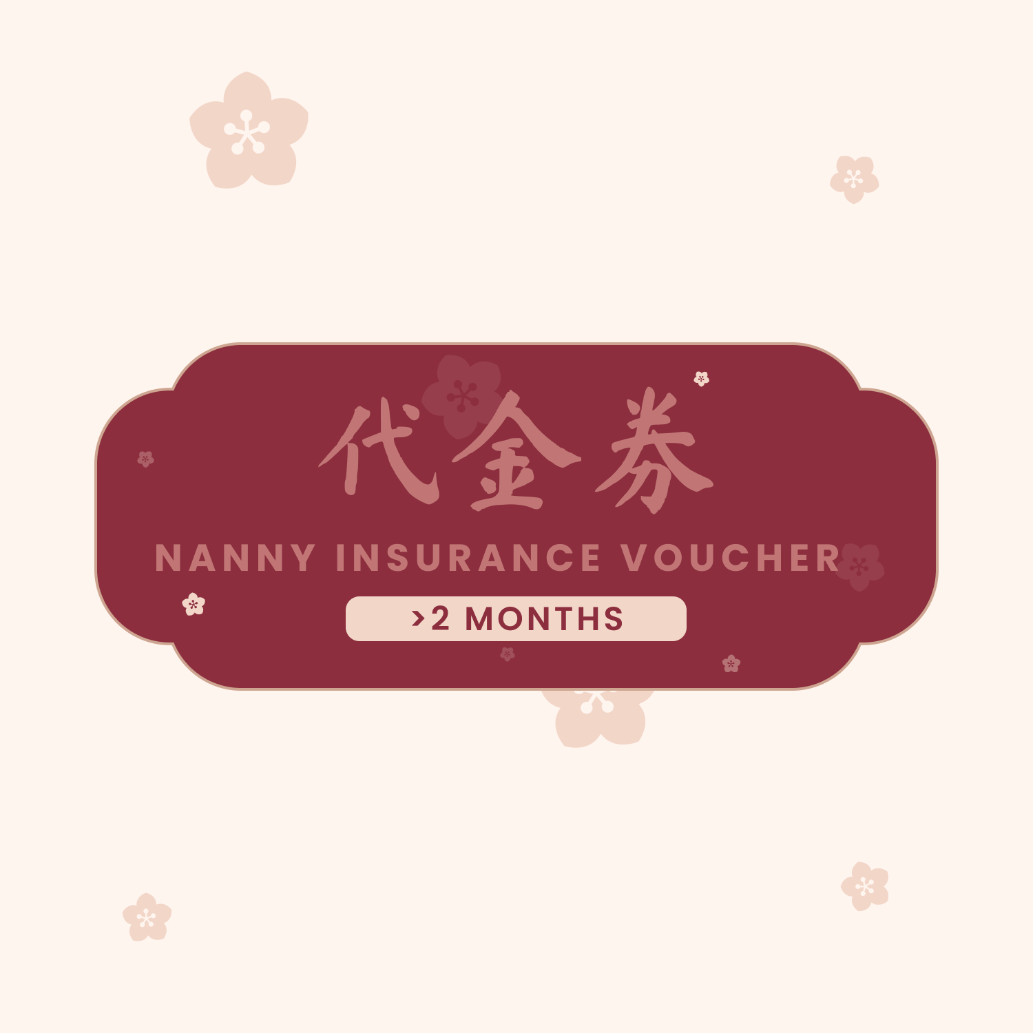Nanny Insurance Voucher (>2 months validity)