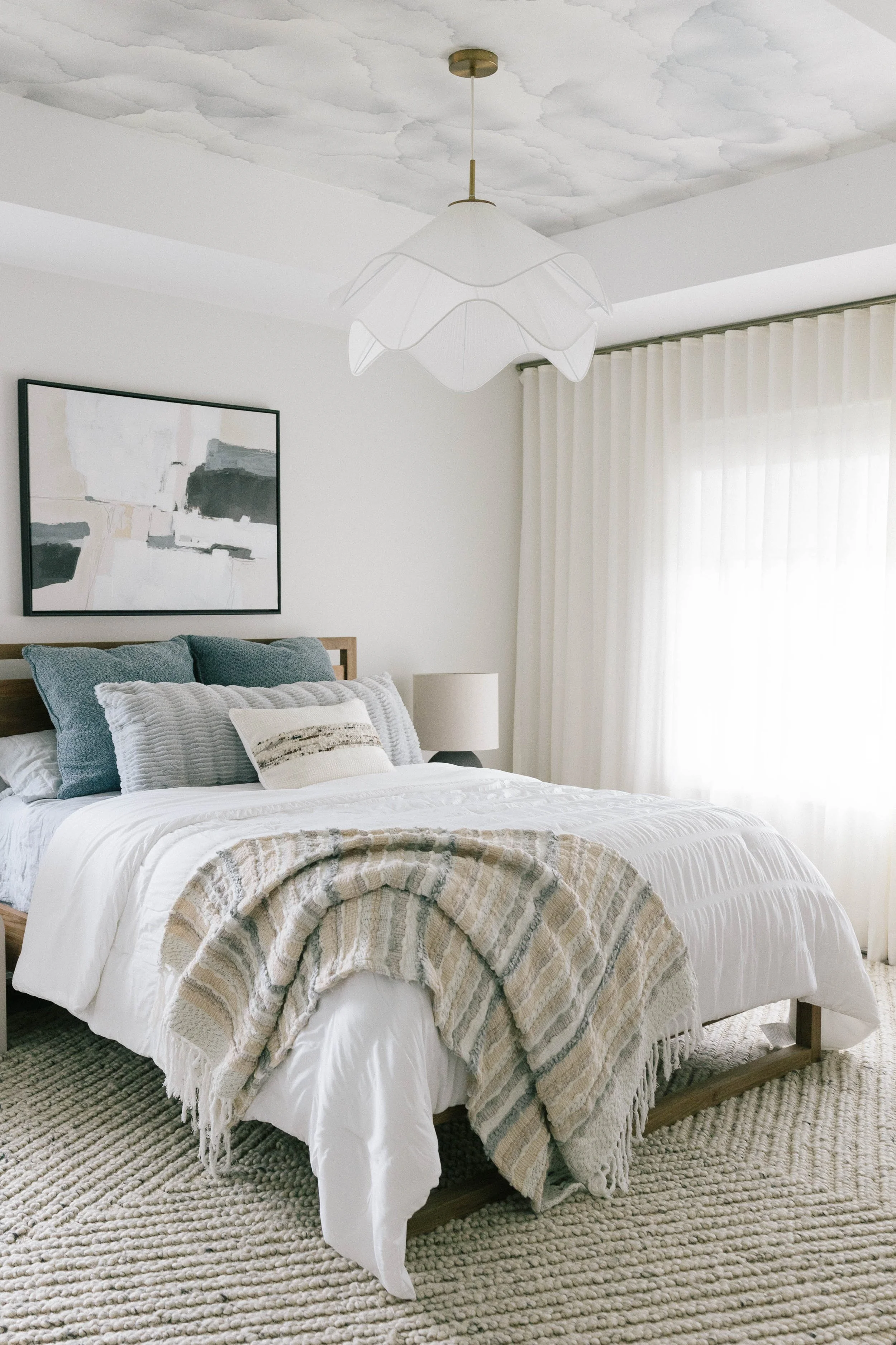 Luxury Transitional Primary Bedroom Full Service Interior Design in Toronto