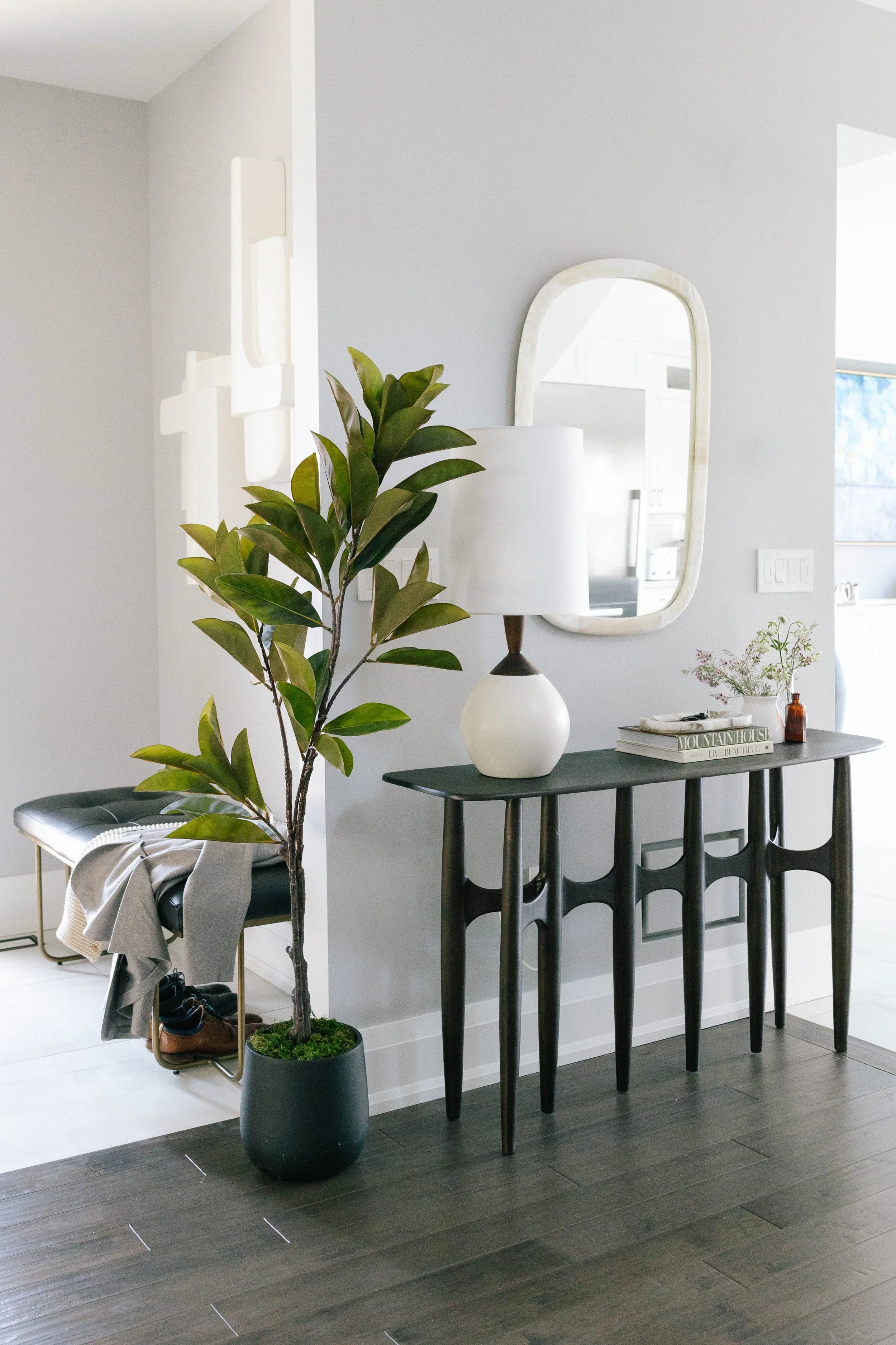 Thoughtful Styling Entryway Full Service Interior Design in Toronto