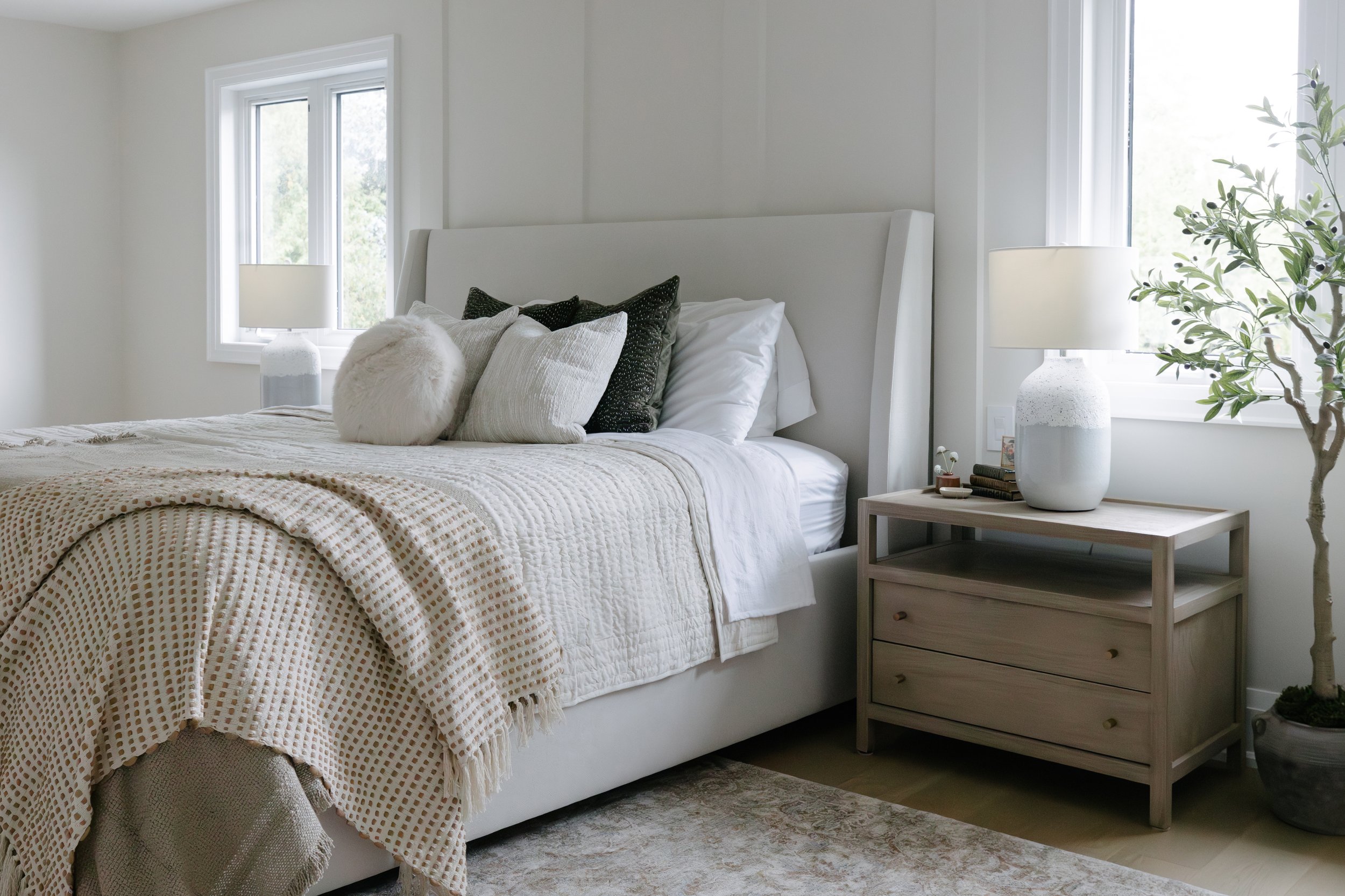 Modern Bedroom Full Service Interior Design in the GTA