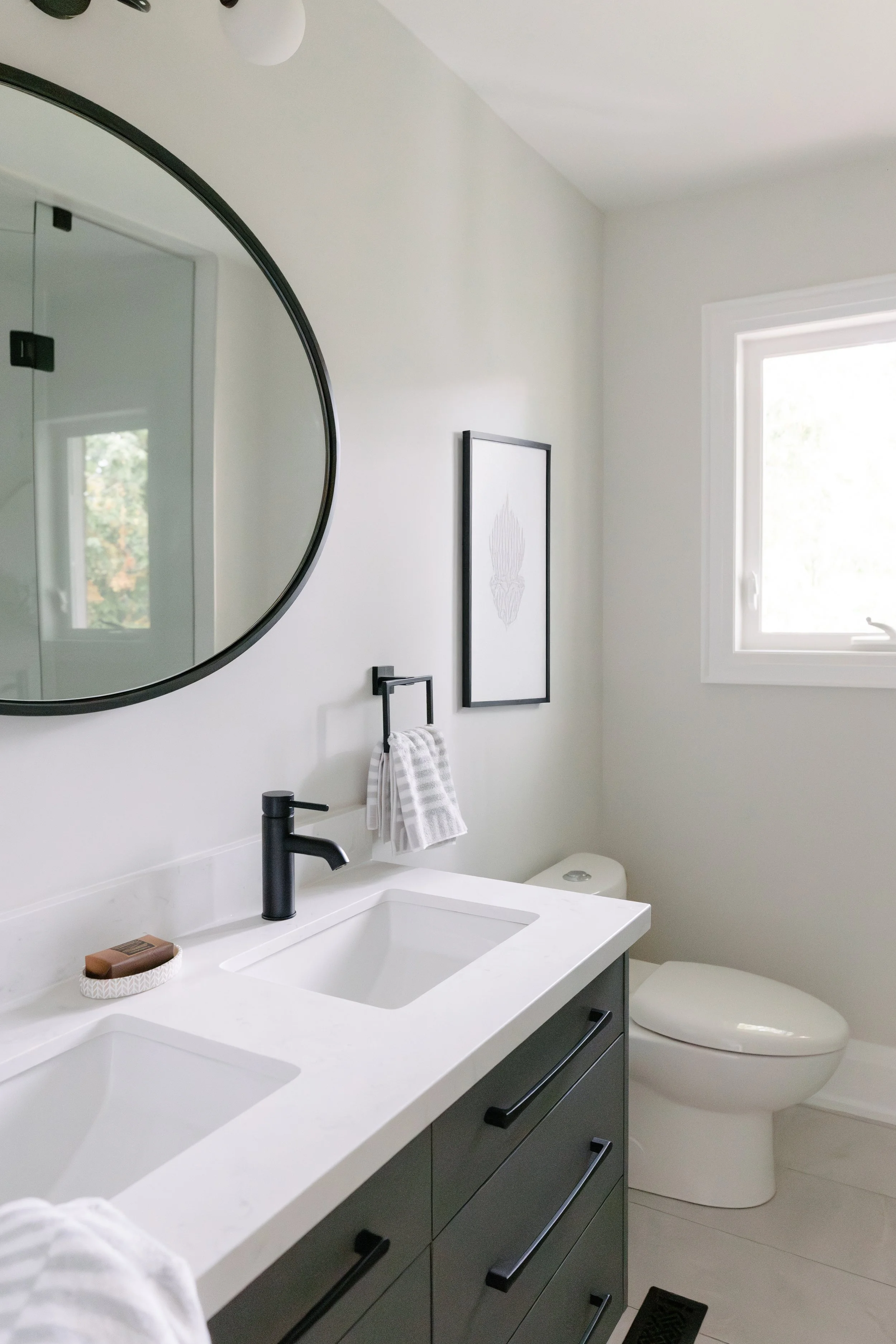 Transitional Bathroom Renovation in Toronto