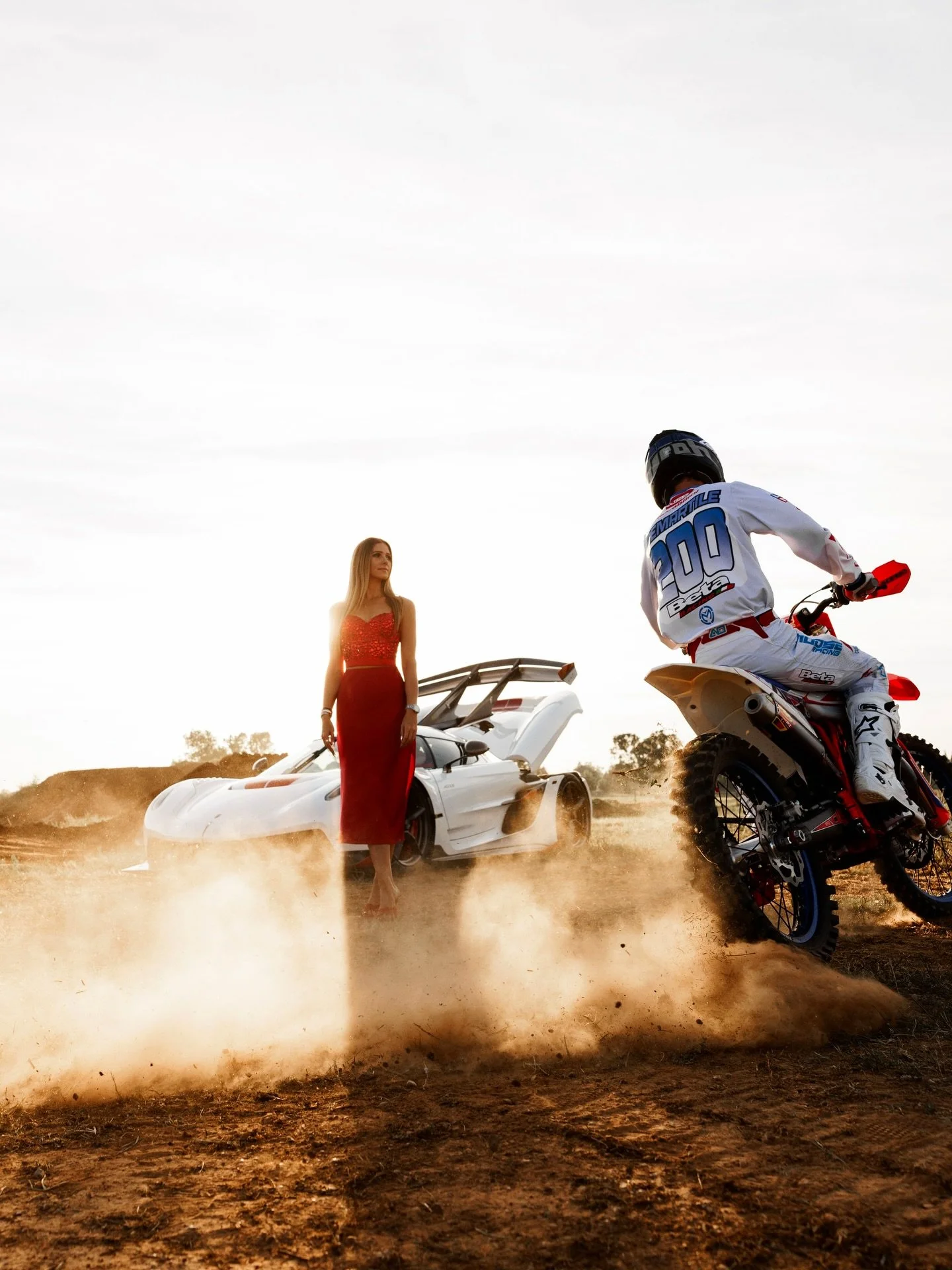 Opposites might attract but commonalities are key.
She&rsquo;s on the racetrack and he&rsquo;s on the dirt jumps but they are both in the fast lane heading towards some pretty major goals. 

Bryn + Dare were outstanding collaborators and inspiration 