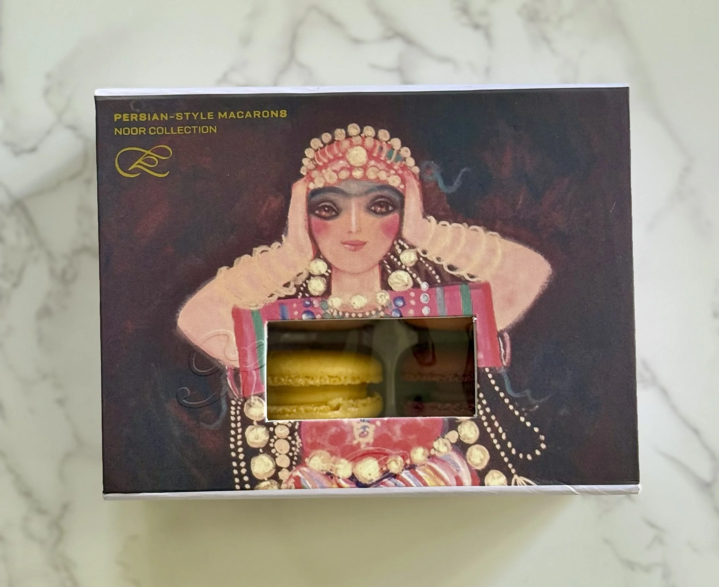 Noor Nowruz Collection: Persian-Style Macarons (Box of 6)