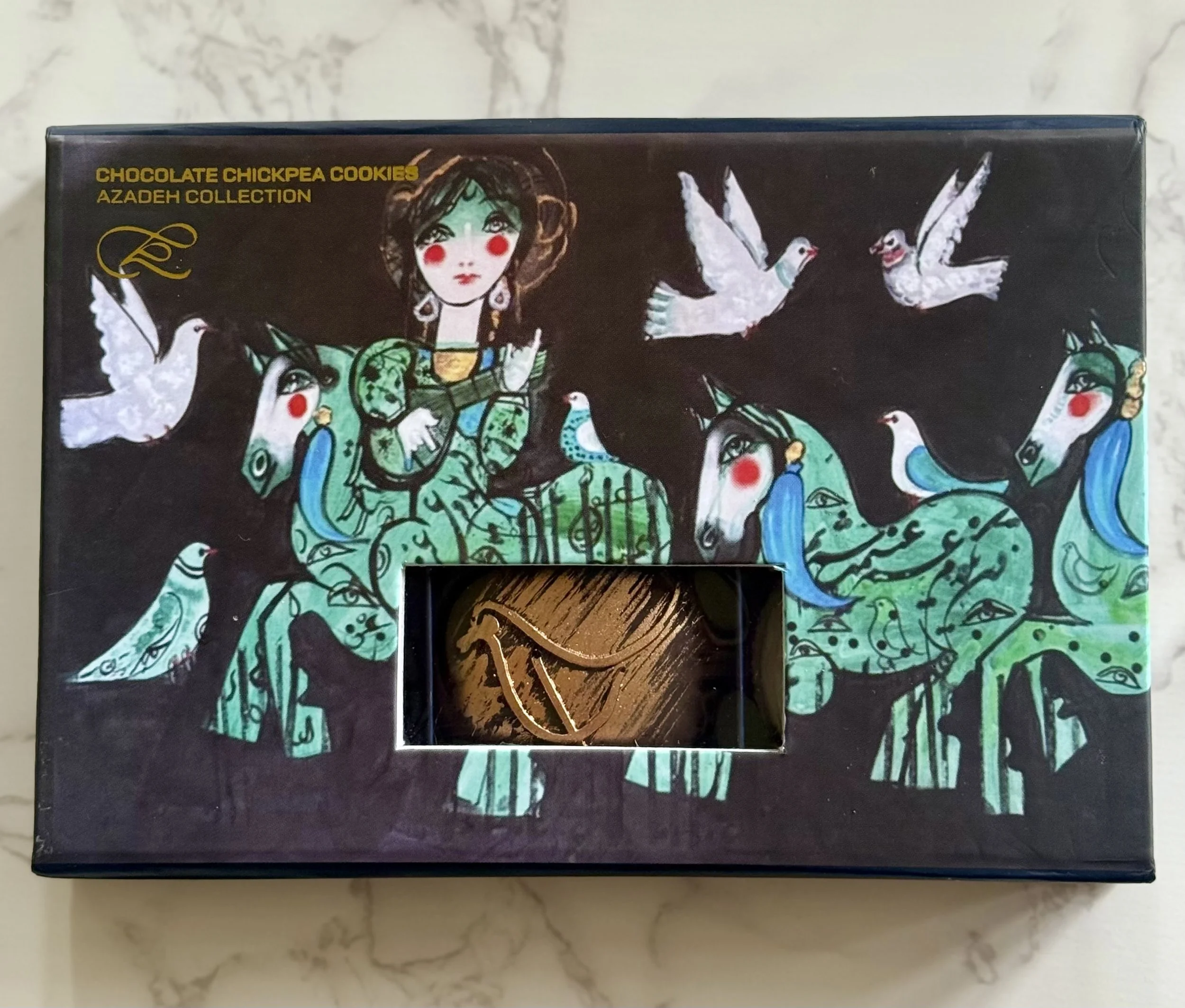 Azadeh Nowruz Collection: Chocolate Chickpea Cookies (Box of 6)