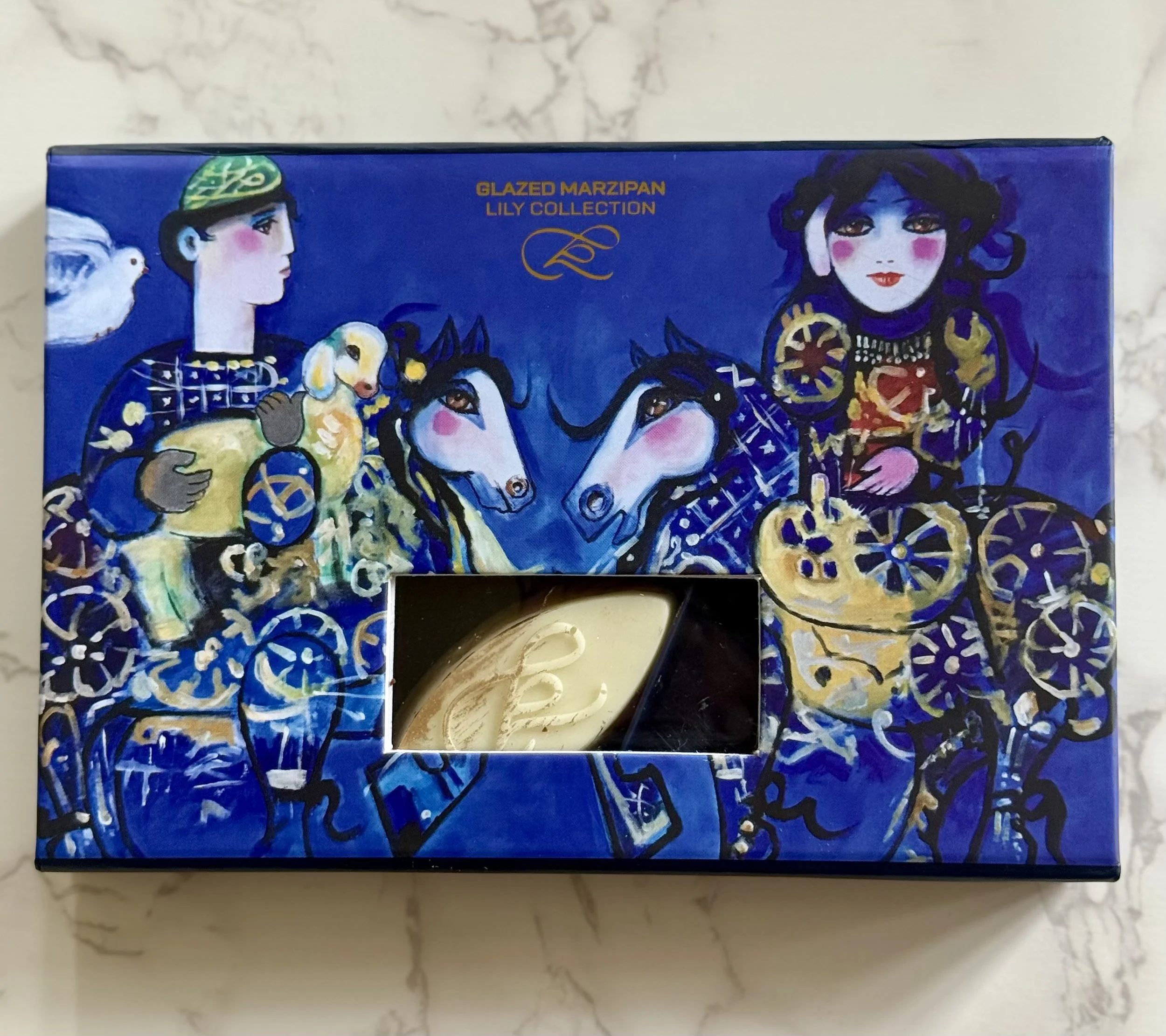 Lily Nowruz Collection: Glazed Marzipan (Box of 6)