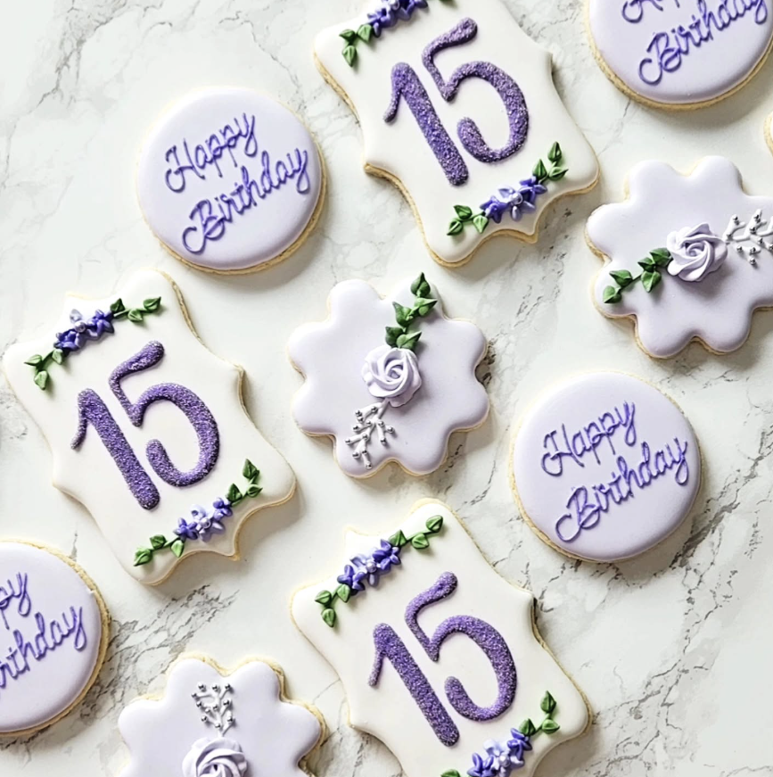 15th Birthday Cookies