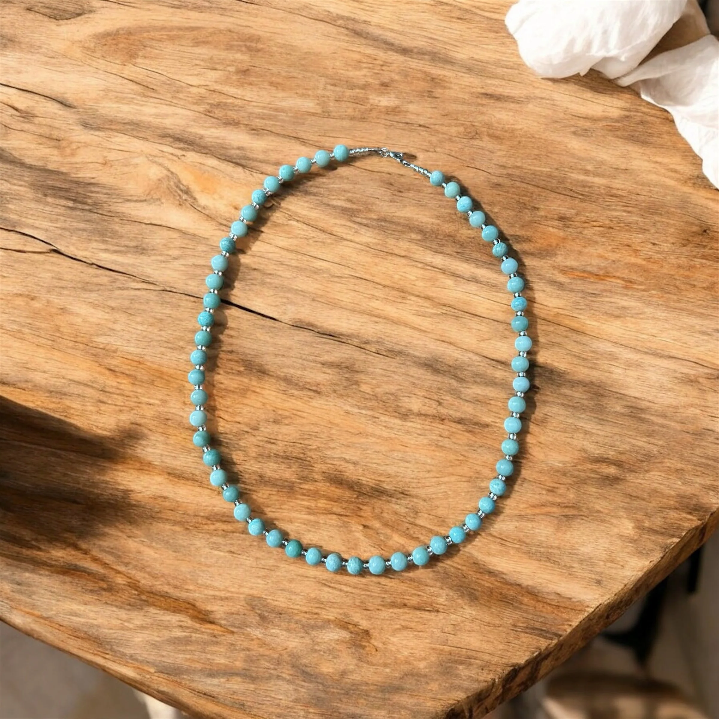 Centered Presence- 25" Aquamarine