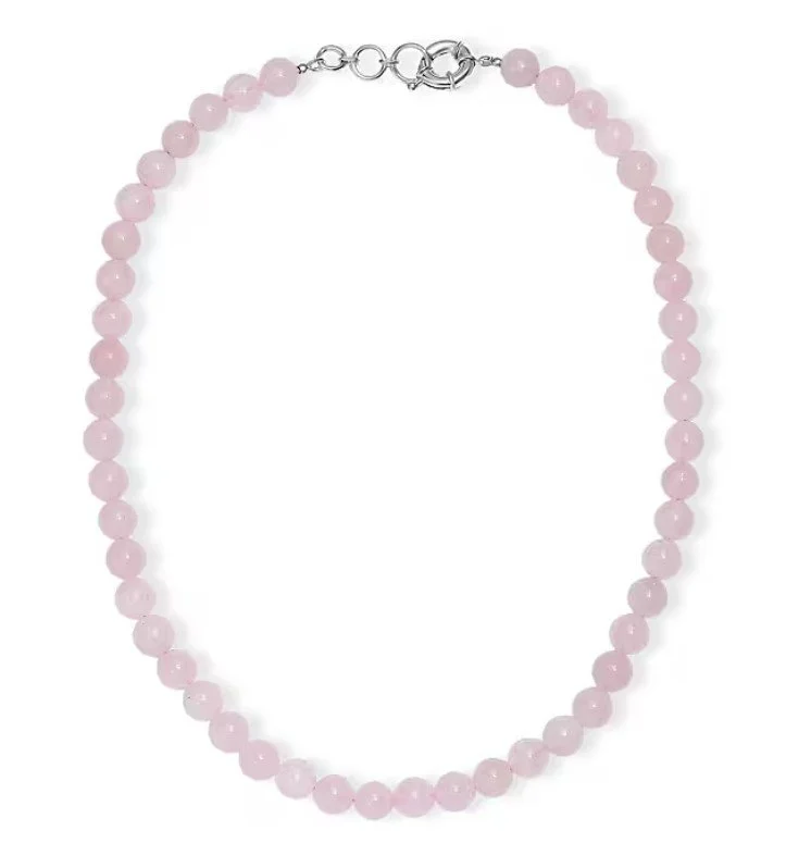 Elegant Rose Quartz Necklace