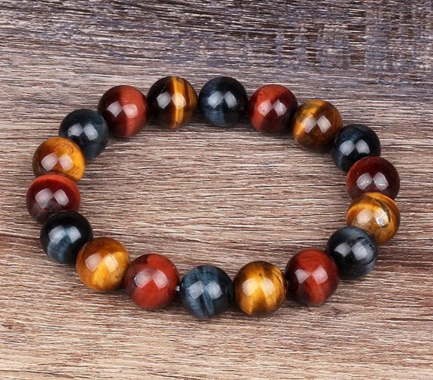 Mixed Color Tiger Eye Bracelet