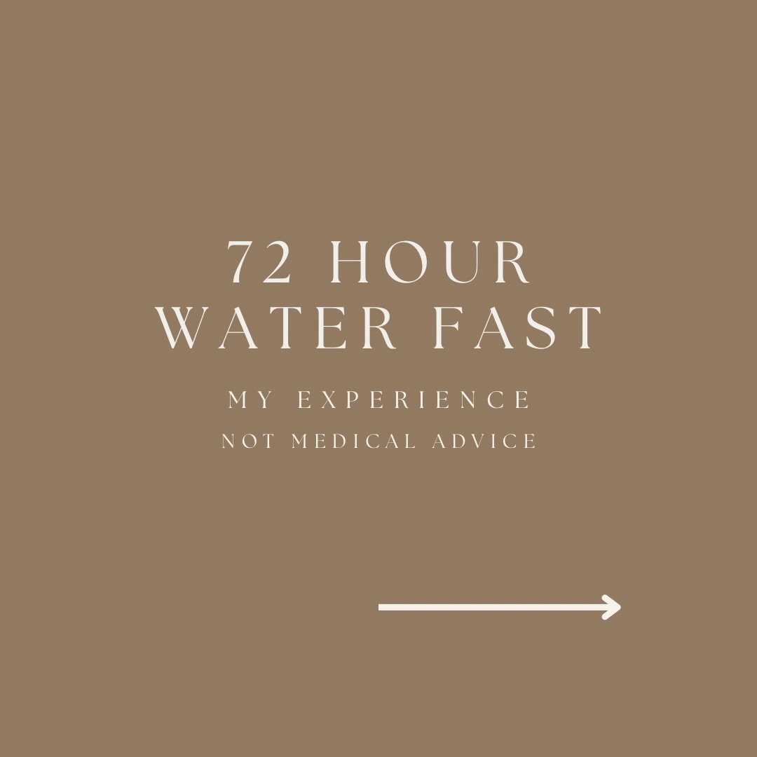 I&rsquo;m sharing this because I wish more people talked about fasting in a grounded way.

I did a 72-hour water fast out of curiosity &mdash; not as a fix, not as a recommendation, and definitely not as a forever thing.

What surprised me most was h
