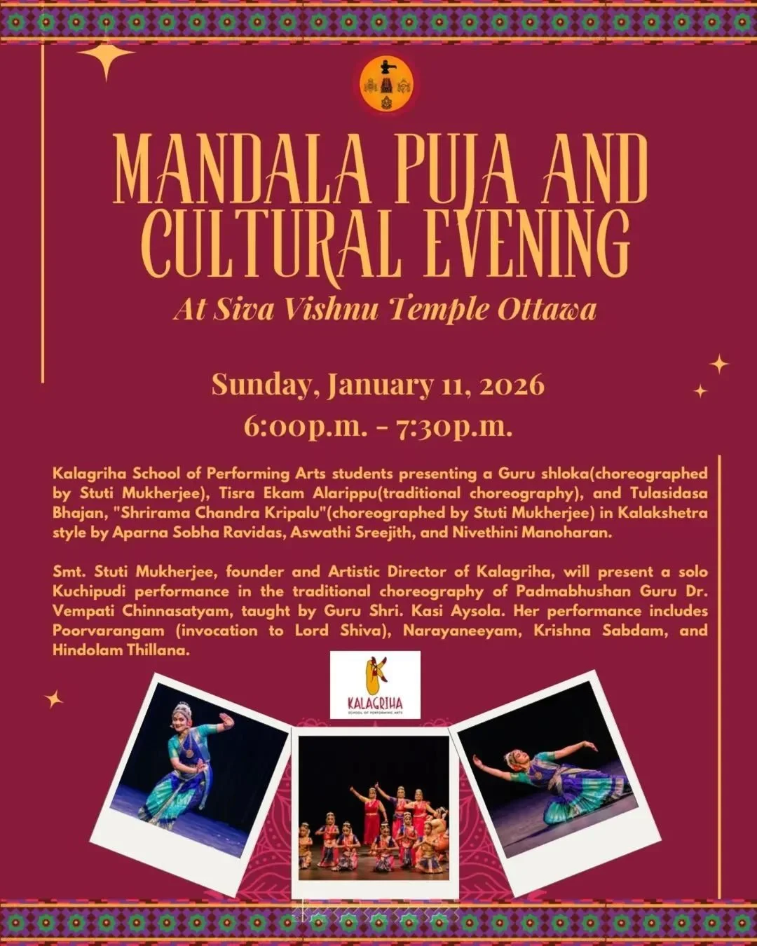 Mandala Puja and Cultural Evening