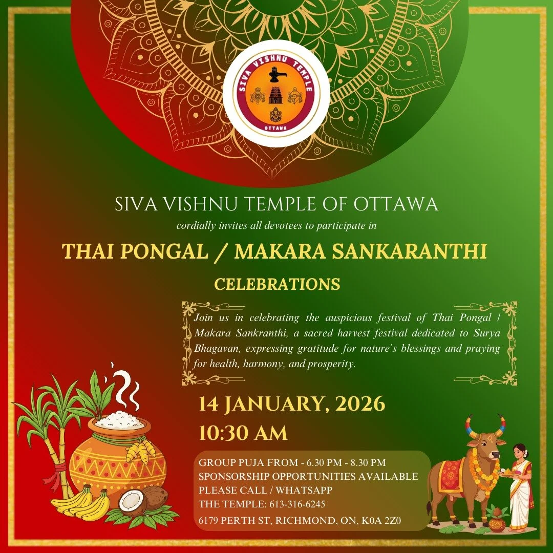 THAI PONGAL / MAKARA SANKARANTHI CELEBRATIONS 