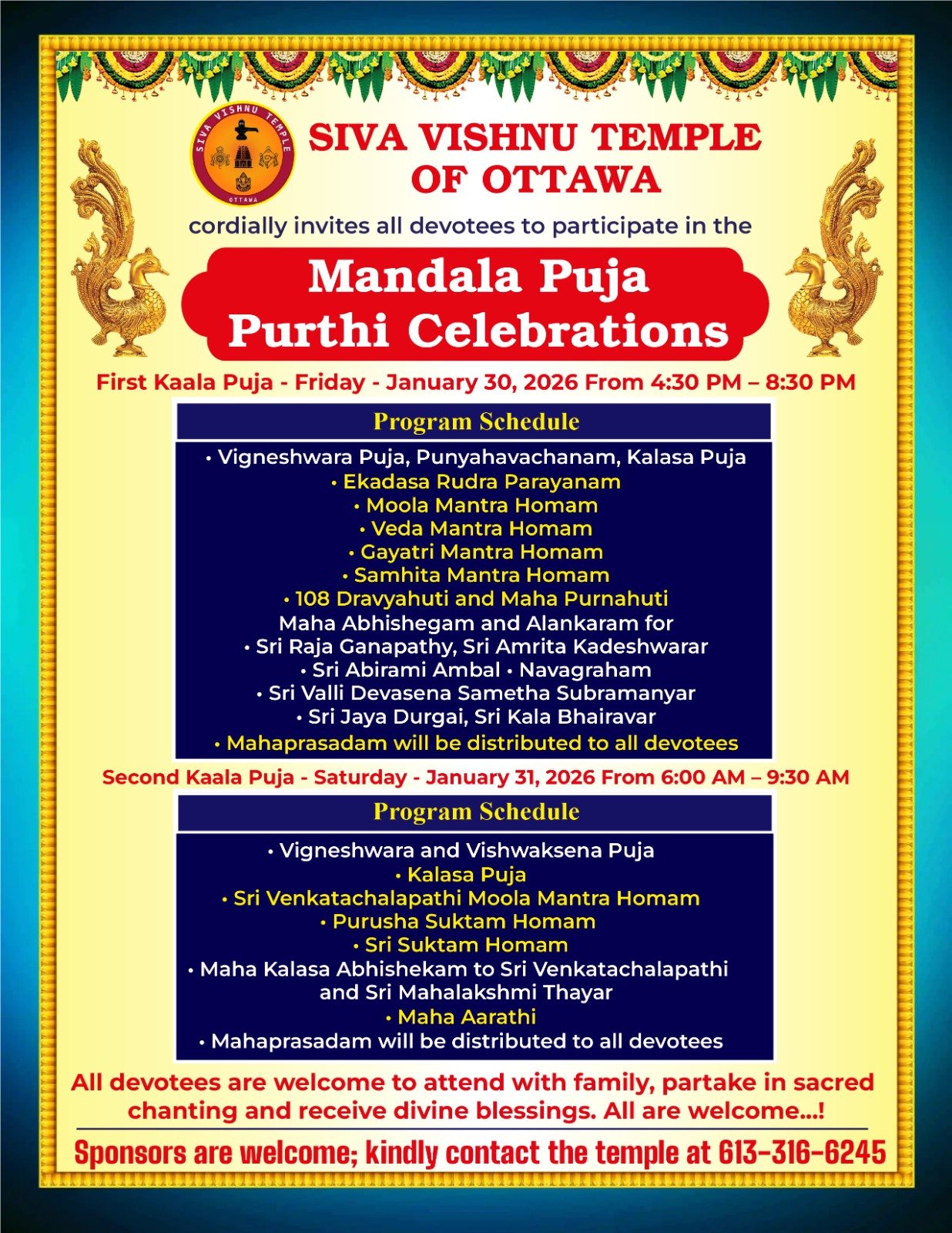 Mandala Puja Purthi Celeberations