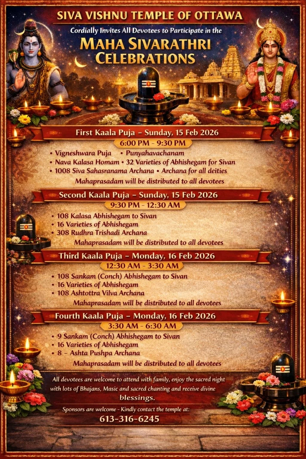 Maha Sivarathri Celebrations