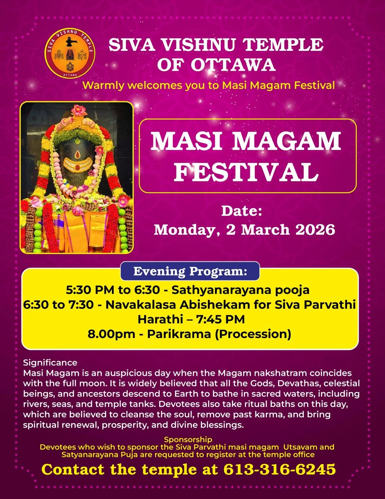 Masi Magam Festival