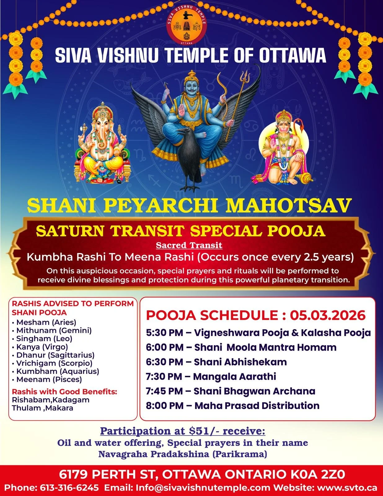 SHANI PEYARCHI MAHOTSAV