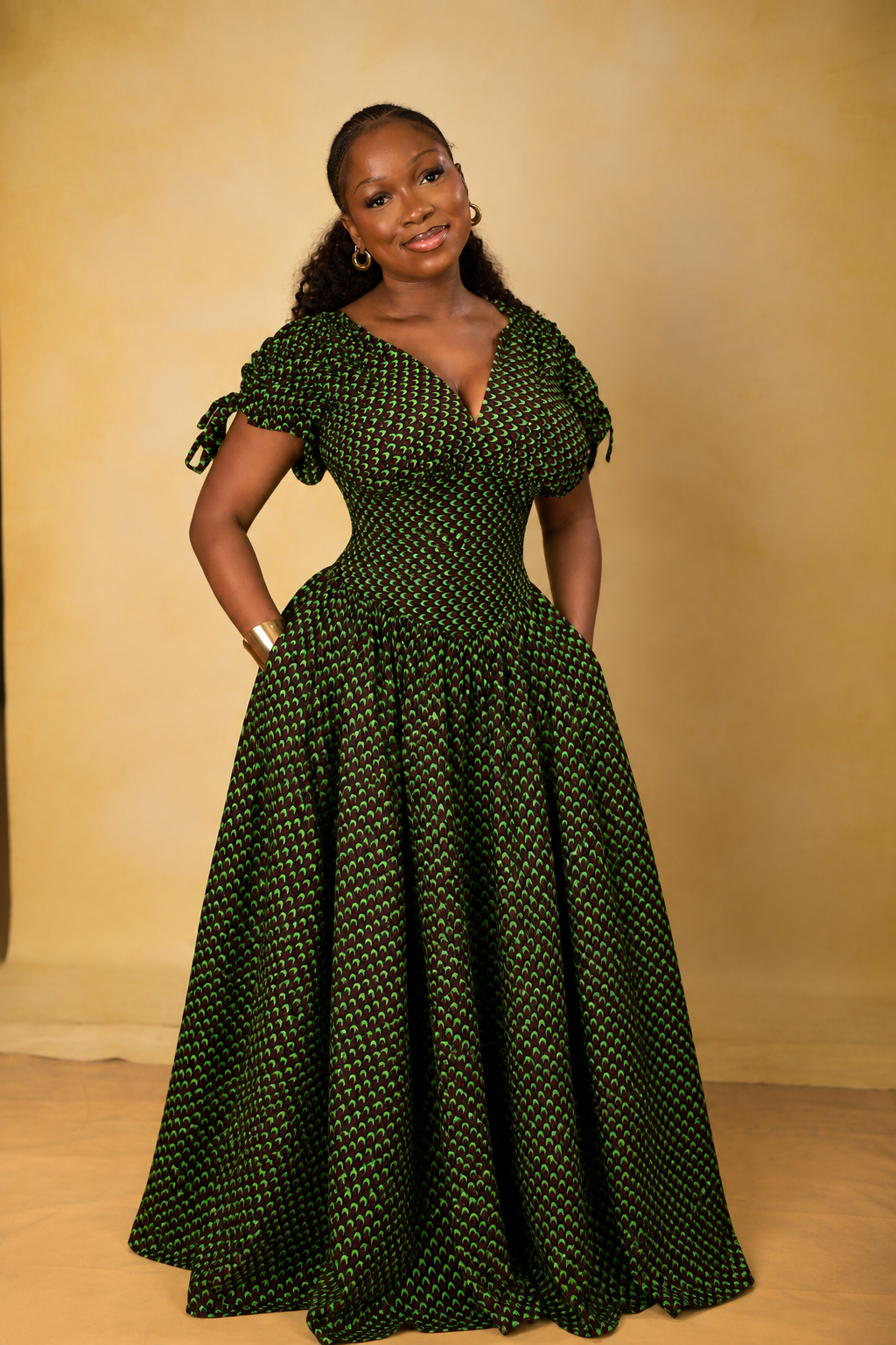 Elegant Green-Patterned Maxi Portrait.png